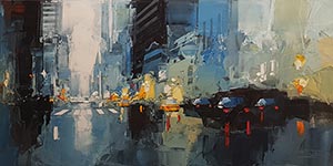 Daniel castan - Trafic NYC - 100 x 50